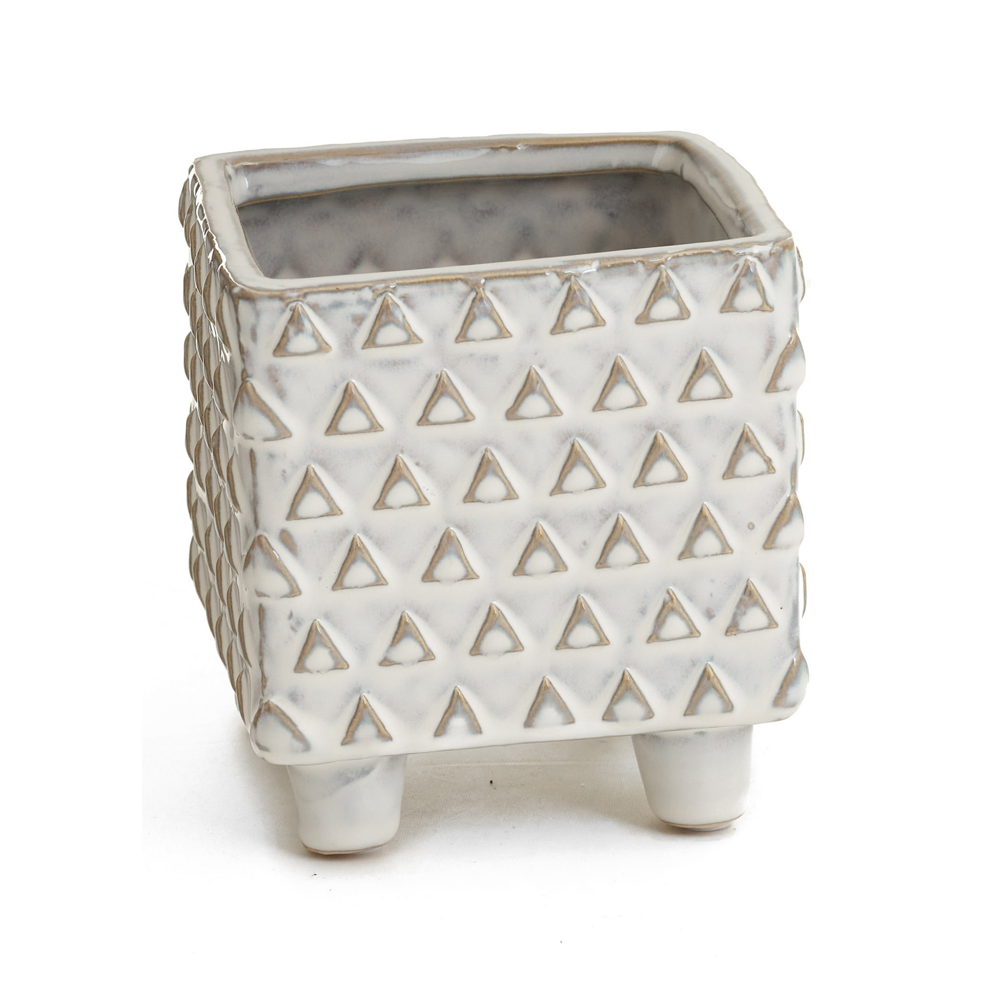 Square Triangle Print Planter – Pretty Grit