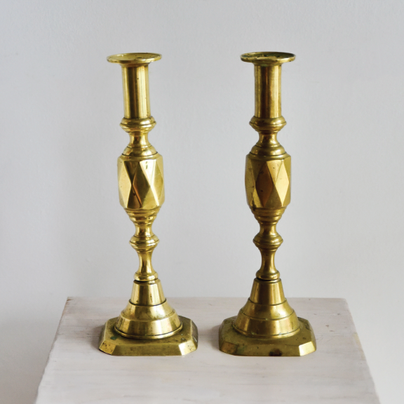 Pair of Brass Candlesticks – Pretty Grit