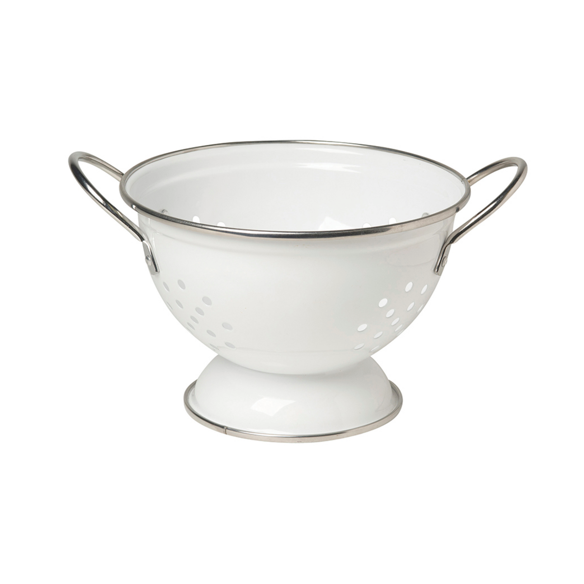 Metal colander deals
